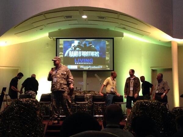 dcarey55's tweet photo. #bandofbrothers14
Awesome men's conference @WOLCC http://t.co/XzXxyCI55z