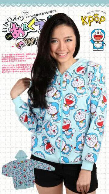 salilariska's tweet photo. @Doraemon__RCTI  Jaket doraemon full print only 85rb, bahan babyteri, muat untuk L besar :) more info? Cek bio ;) http://t.co/d1ZX3z5dTs