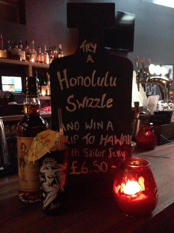 studio2bar's tweet image. Fancy swanning off to Hawaii courtesy of @SailorJerryUK? Meet our Honolulu Swizzle at @studio2bar. #alohasailorjerry