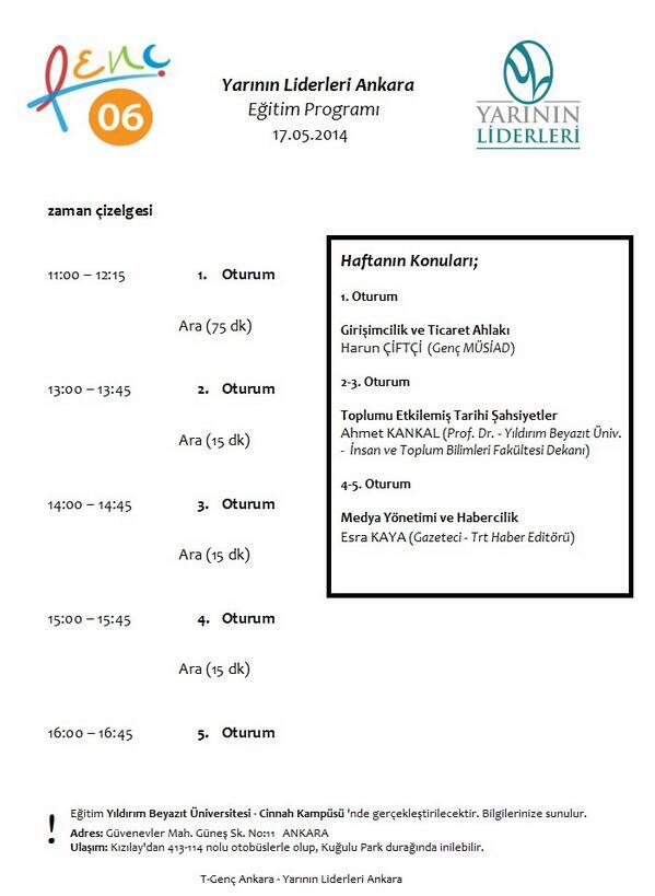 Tgenc06's tweet photo. . @TurkiyeYL Eğitimleri bu hafta yoğun bir programla devam ediyor cumartesi (yarın) saat 11:00 de buluşuyoruz (: http://t.co/XSAdjckTk7