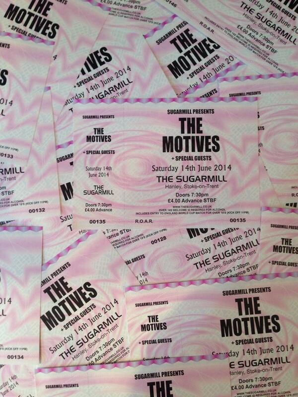 The eagle has landed! Get down to this one tickets already going fast! 14th June! #themotives #thesugarmill #Stoke