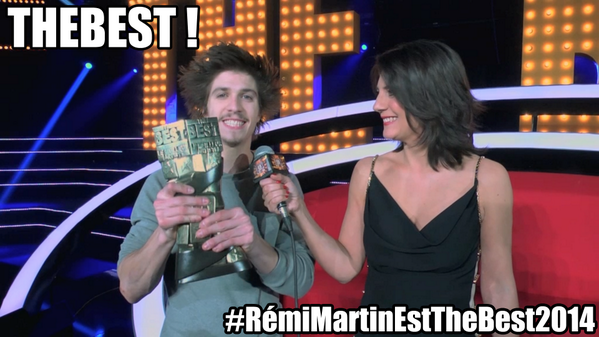 TheBestTF1's tweet photo. #RémiMartin est le grand vainqueur de la saison 2 de #TheBest ! #RémiMartinEstTheBest2014 http://t.co/VZwGHjhudi