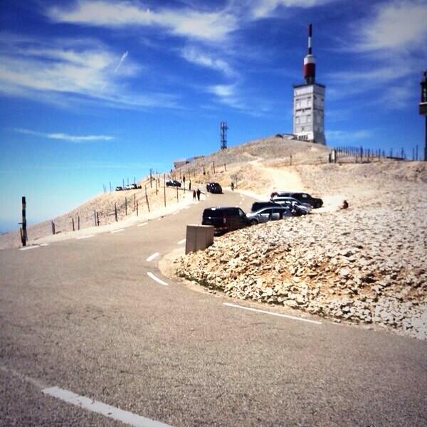 Today on a legendary #tdf climb. #StravaQOM means "all you can do!"