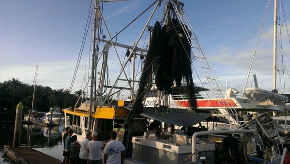 PortDouglasSK's tweet image. Not a big crowd at #prawntrawler #portdouglas this morning. Everyone still sleeping off #carnivale