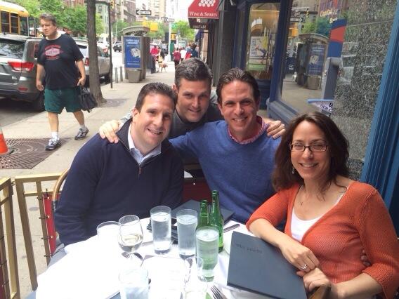arigoldman1's tweet photo. Great lunch with friends in NYC my pal Dave Wells helping me with my A/V @davewells http://t.co/CX61ZIyKHf