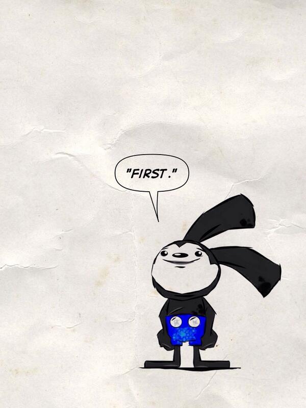 my take on Oswald The Lucky Rabbit! #oswaldtheluckyrabbit #waltdisney #universal#disney #trolleytroubles #theartofjov