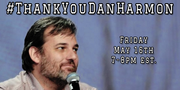 Springleigh's tweet image. Tweet #ThankYouDanHarmon with us tonight at 7pm est.