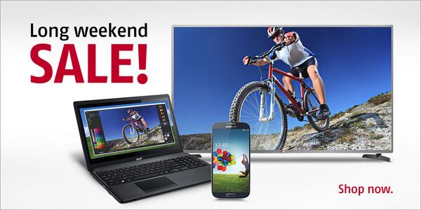 #LongWeekendSALE on NOW in-store & online! Check out the deals: ow.ly/wWpU5