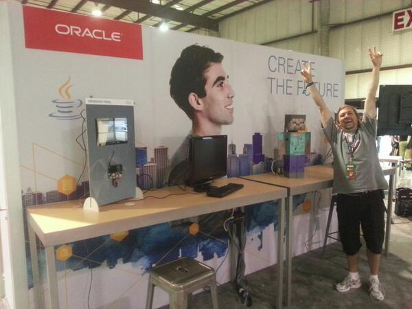 siliconvini's tweet image. We are READY for tomorrow! See you at Maker Faire with #IoT #JavaEmbedded #Steve #JavaFX #Minecraft and more!