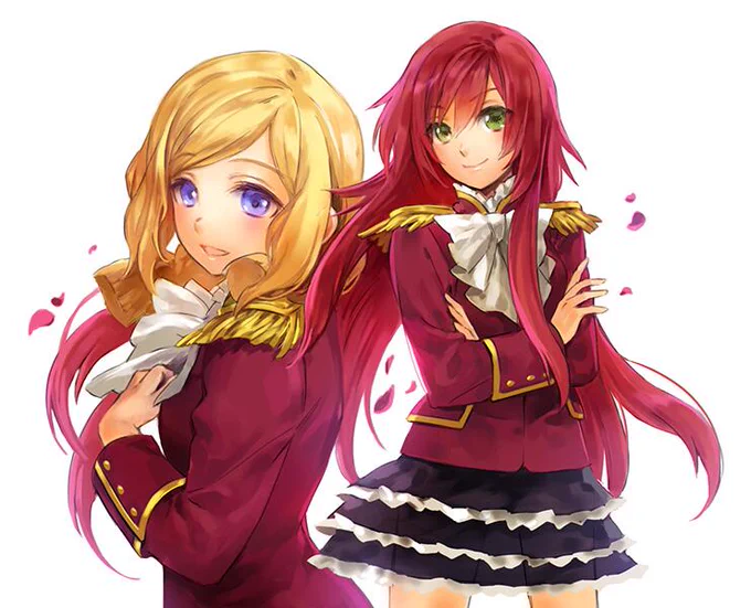 プリリズの二人を描いてみました 