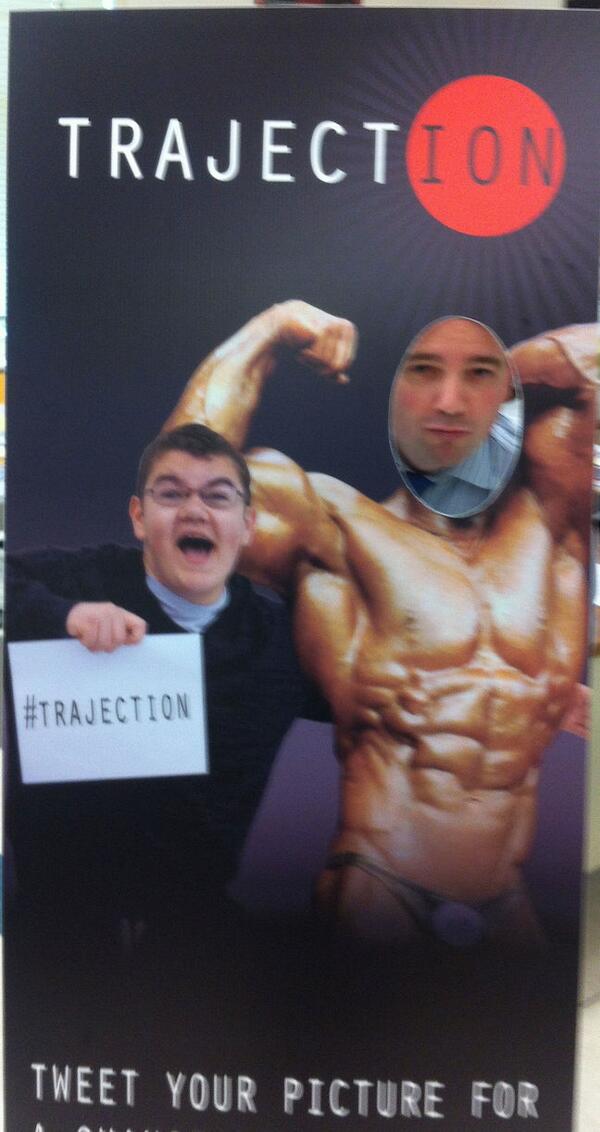 Trajectionapp's tweet image. Mr. DeNuzzo @EHHSPrincipal is ready for #Trajection at @innovexpo tomorrow, are you? Tweet a pic for a chance to win!