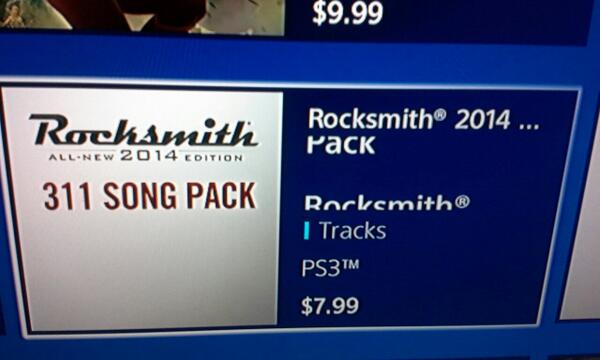 Ev_run_M's tweet image. @311 @NickHexum @pnut I don't even have Rocksmith but I got excited when I saw this. Lol #311Love
