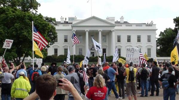 #OperationAmericanSpring in front of the #SpiteHouse