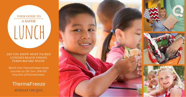 GetInTheStream's tweet photo. Parents, learn how to make a safer lunch with ThermaFreeze on @QVC Sunday 1-1:30 PM EST http://t.co/8gnTvsDTbQ http://t.co/HARcX28jNE