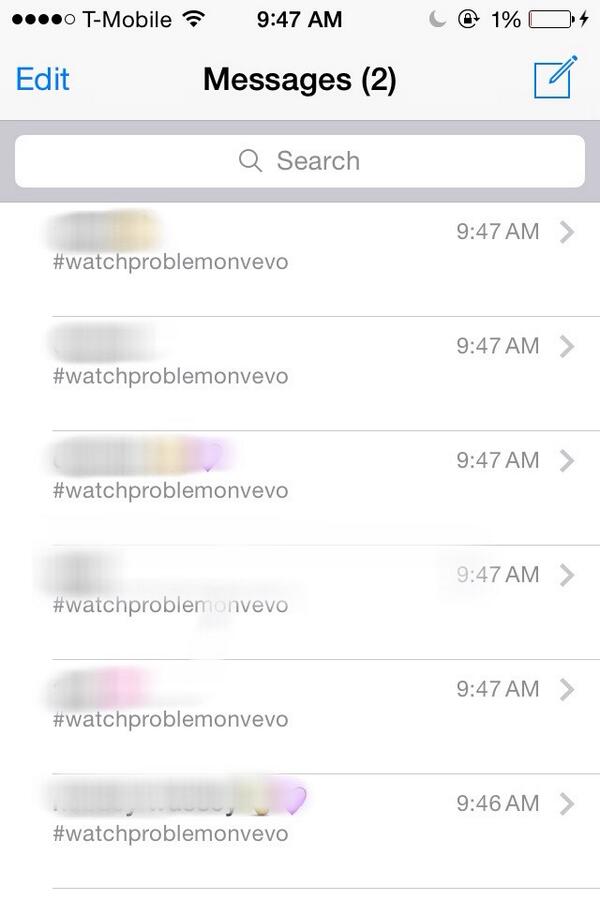 razzleforgrande's tweet image. #WatchProblemOnVEVO