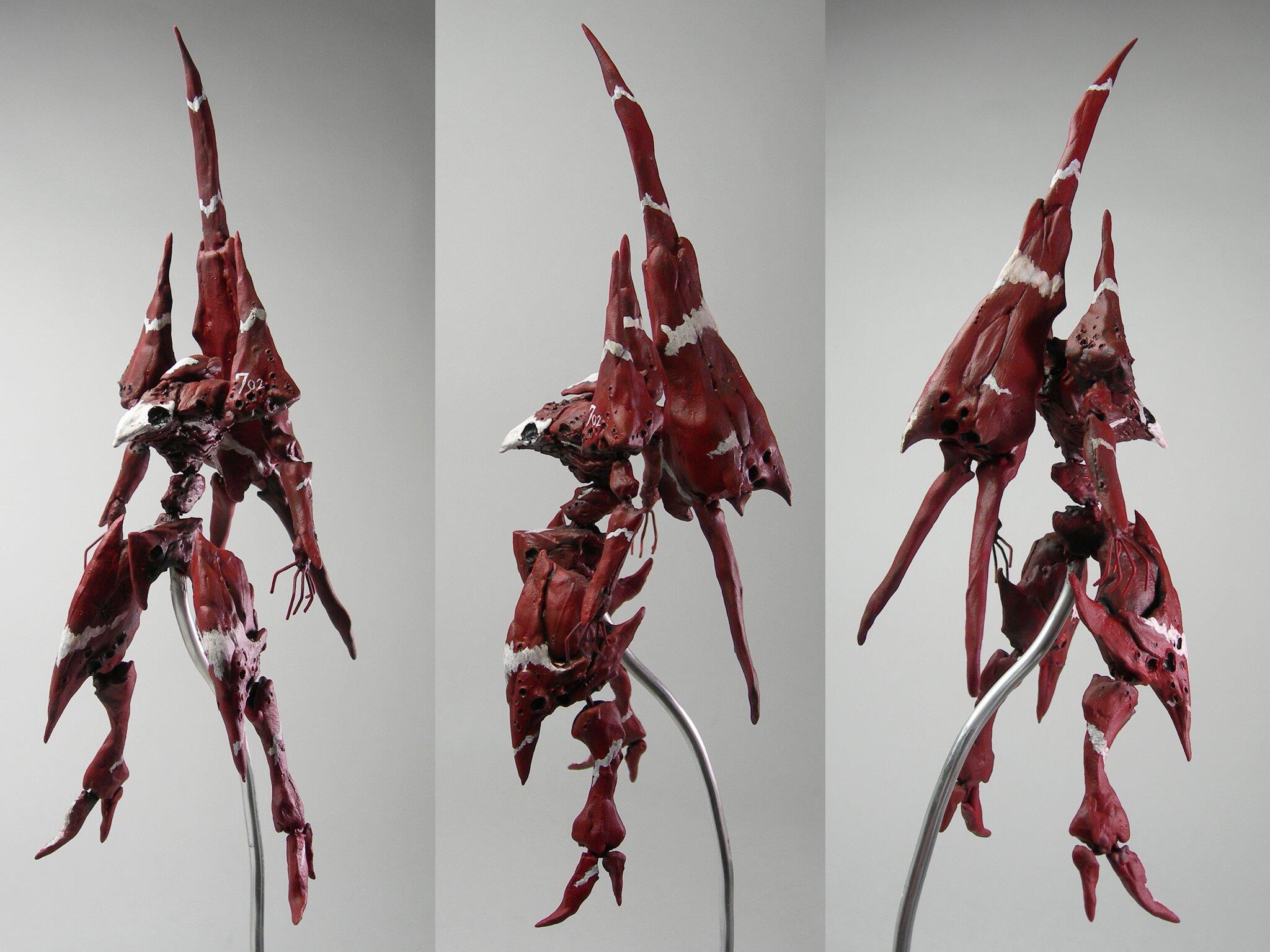 Twitter 上的 大山竜 シドニアの騎士 紅天蛾を作りました 細かい所のデザインは適当です Http T Co Gznzqntrpb Twitter