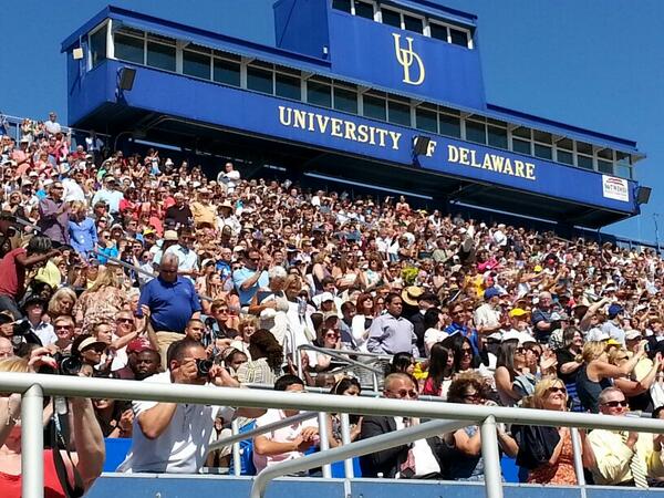 UDalumni's tweet photo. Thanks Moms & Dads! #UDgrad14 http://t.co/pZ43mKP6uF