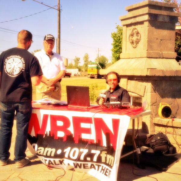 CorteseConstruc's tweet image. Come out and visit Domenic on-air @NewsRadio930 live at Scranton Thruway Builders now through 12pm!