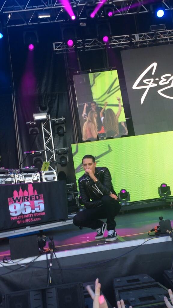 philly phucking loves @G_Eazy #wiredfest2014