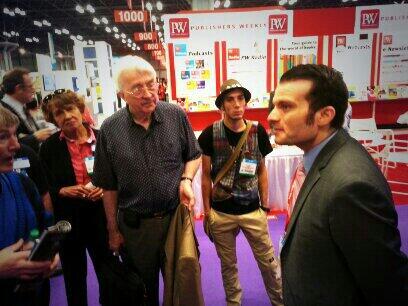 KaitNeese's tweet photo. Seth doing his thang with our @SBPRA authors for #pubmatch #BEA14 @CombinedBook @AnimalSpeak @TruthBeTold024 http://t.co/LDm2vItVje