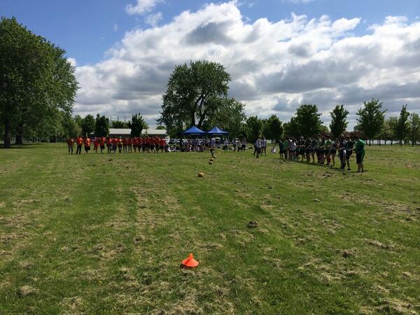 It's on! Montréal Fantasy Tournament right now, with players from Québec, Ontario and USA! @IQAquidditch