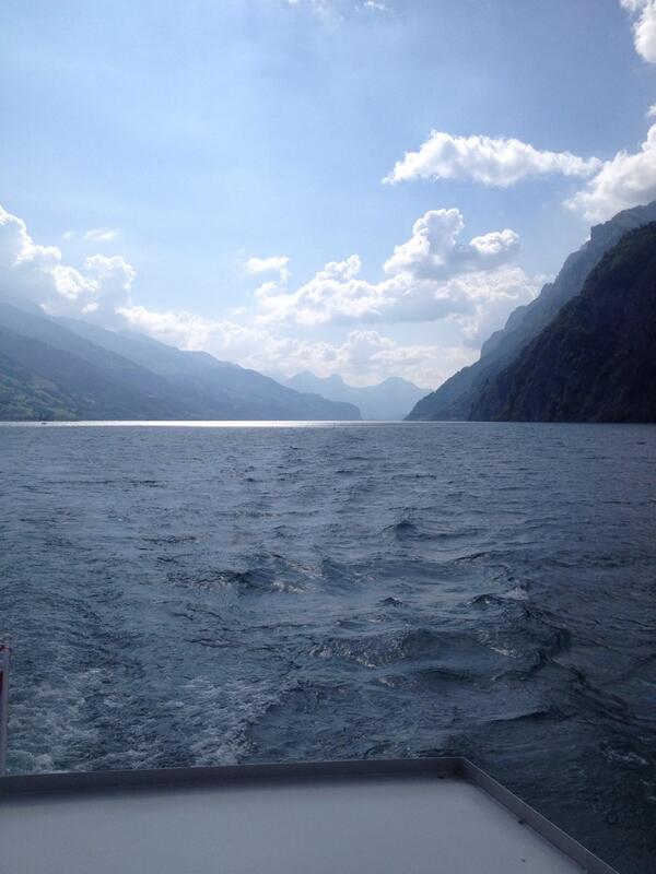 ThomiMoll's tweet image. Rückfahrt aufm Schiff. Tausendmal mit dem Zug /Auto durchgefahren, jetzt endlich mal die Riviera Wanderung #Walensee