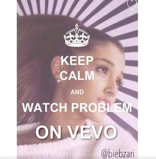 biebzari's tweet image. #StreamProblem #WatchProblemOnVEVO 
#WatchProblemOnVEVO   
We need to do this for Ari @arianagrande @joangrande 😭💕