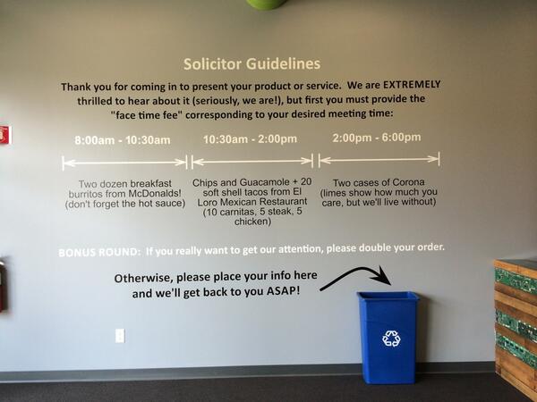 shopjimmy's tweet photo. Breakfast burritos do sound good right about now... MT @JimmyVosika: Solicitors, you have been warned. http://t.co/7ZBUHFxPwo