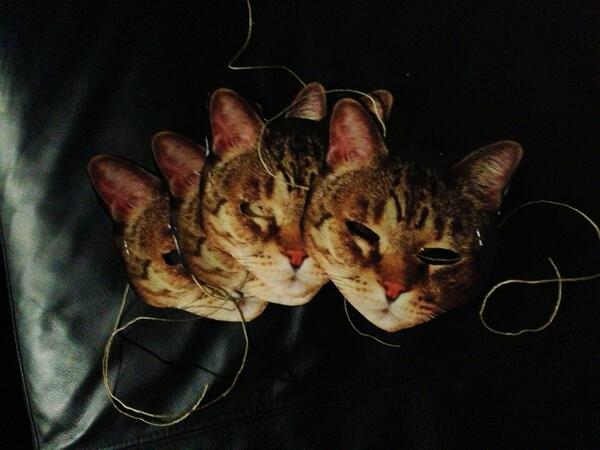 PalaisdeTokyo's tweet photo. Qui veut son masque de chat ? @PalaisdeTokyo #PalaisMiaou http://t.co/CsWoDJQfpt
