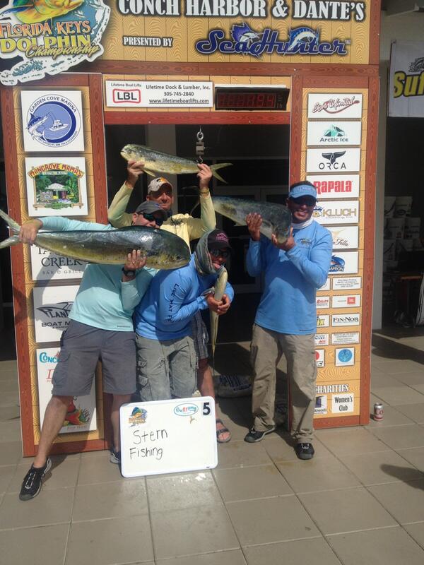 TonySternFish's tweet photo. Florida Keys Dolphin Championship, Team Stern Fishing #livethatfeeling #Florida #fishing @ChevyFIFRTV @GrizzlyCoolers http://t.co/EaUZ7gysFo