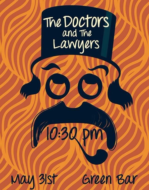 <a href="/Doctors_Lawyers/">Doctors_Lawyers</a> are on stage tonight starting at 10:30pm! They are performing at Wakarusa this year! Let's get weird