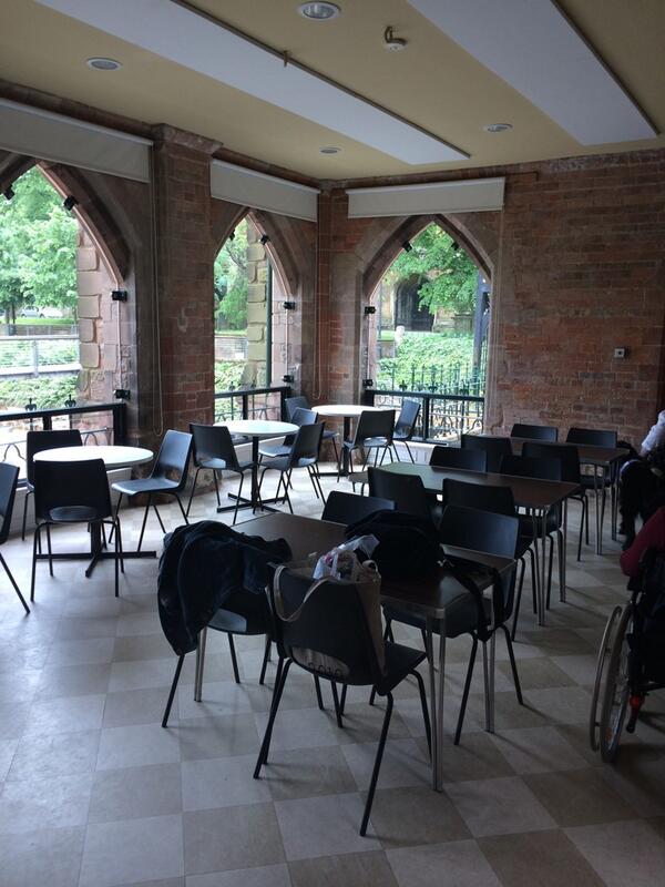 The tea and cake shoppe for our #etsy #craftparty next Friday, old Blue Coat School, Coventry, England 7 - 9.30pm