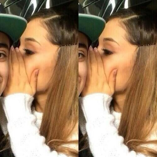 elegantbreathin's tweet image. i wonder what secret she told him 🙊 #WatchProblemOnVEVO