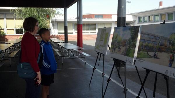 PPSBond's tweet photo. Come join the Faubion Schematic Design Open House today until 11am. http://t.co/nar2NWXQU8
