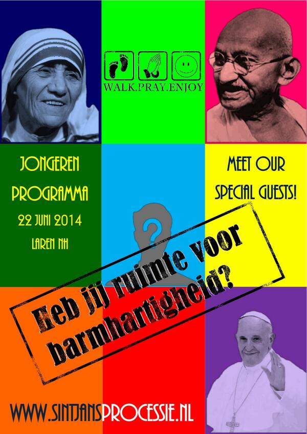 processielaren's tweet photo. Check de website: http://t.co/mFRY8VAb0v
Zondag 22 juni a.s. jongerenprogramma WalkPrayEnjoy! in Laren NH http://t.co/hrD5Dqm6GU