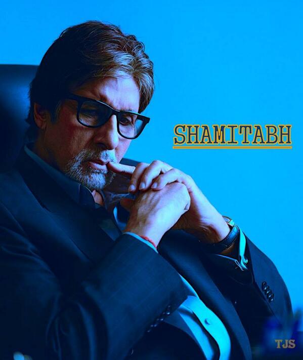 AMITABH_SRK_FAN's tweet photo. All the best SIR @SrBachchan and @dhanushkraja For #Shamitabh http://t.co/3vyAcCpO4n