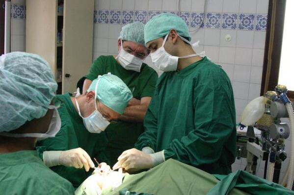 A special hero: during  #WorldCup2014 Dr. Hessenberger will complete surgeries for 100 children in Brazil. Respect!
