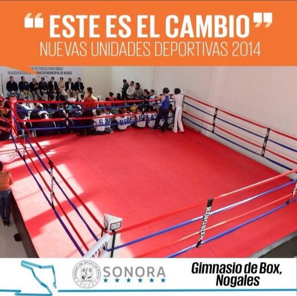 vinkoneil's tweet photo. Este es el cambio , nuevo gimnasio de box en Nogales, felicidades!!!! http://t.co/J9blMrywJC