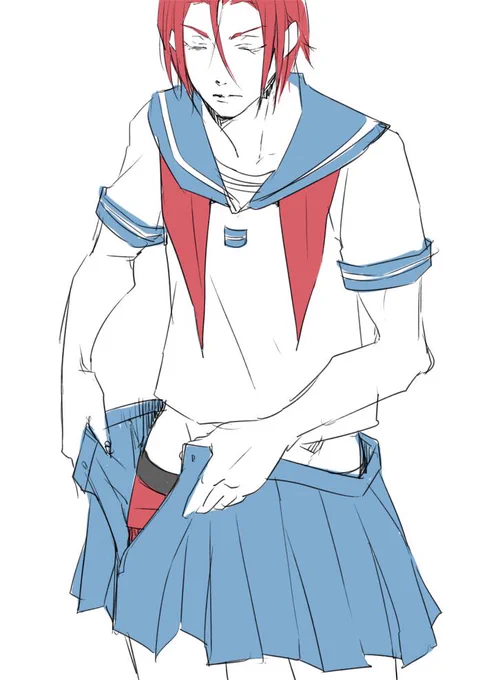 凛ちゃんセーラー服着よ 