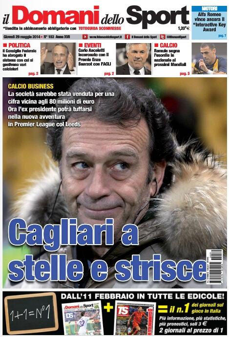 Cagliari a stelle e strisce ...bit.ly/1rB0v1h