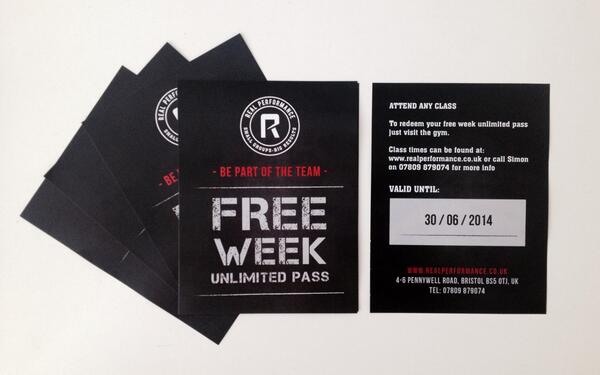 DesignStudio_88's tweet photo. We have free week passes to give away from @spchilcott85 at Real Performance #gym #Bristol! Holla if you'd like one! http://t.co/WSaH5xVxYn