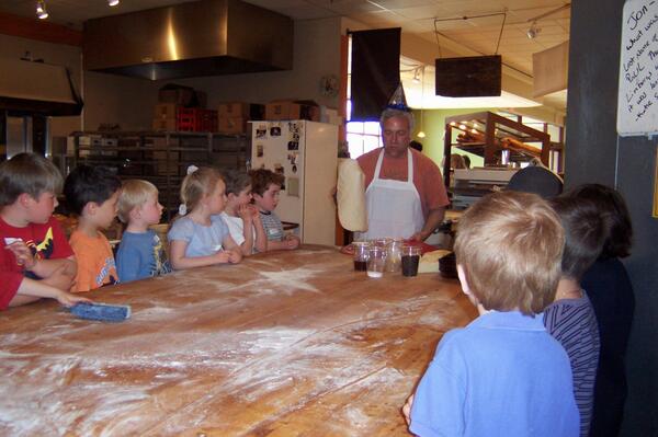 #tbt Back in the day, Roger Elkus from <a href="/MeandOllies/">Me and Ollies</a> did bread-making workshops with our members. What fun!