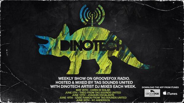 Today at 3PM EST a brand new Dinotech Radio show with special guest Chris Del Solar!!  DO NOT MISS IT!
