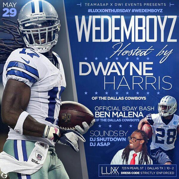DallasHot100's tweet photo. #ILuvLUXXThursday hosted by @d_harris17 #BirthdayBash for @king1malena #WeDemBoyz @DJASAP @shutdownokafor #TeamASAP http://t.co/1bWJdxqdpL
