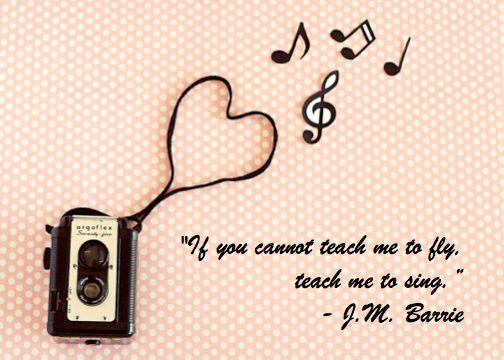 StarcatcherBway's tweet photo. "If you cannot teach me to fly, teach me to sing." - JM Barrie http://t.co/YgSrbEU2Th