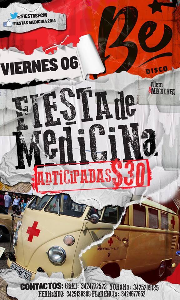 FiestasFCM's tweet photo. Se larga la segunda!!! No te podes quedar afuera... Viernes 6 de Junio #fiestademedicina en BE http://t.co/k1P8tLWDDA