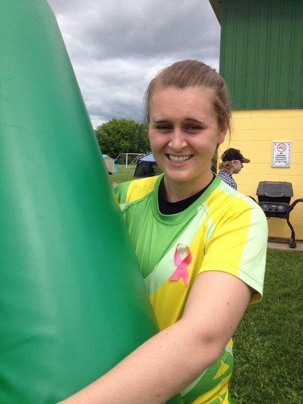 SGDHSRelay's tweet photo. Rugby teams sportif ribbons for cancer #sgrelayforlife http://t.co/c4TgSuQhA4