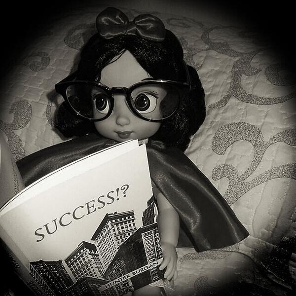 What's the secret to Snow White's success? Read the book! 
hunterburgan.com 📚 
Photo: <a href="/julianatheory/">Juliana</a>