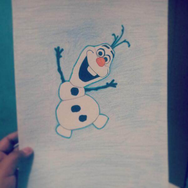Hello I'am Olaf!! #mypainting #painting #art #atwork #myart