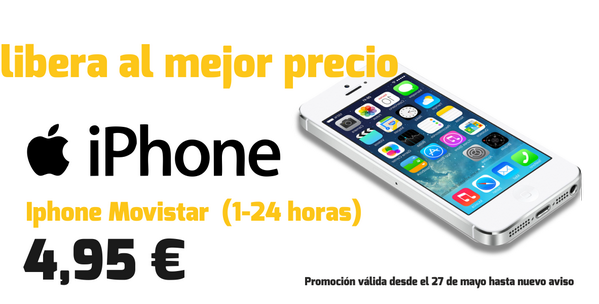 Codigo_SIM's tweet image. Libera tu #iphone #movistar al mejor precio del mercado en codigosim.com solo 4,95€. #EsSoloElPrincipio